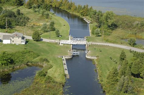 Rideau River Lock 24 Bridge In Smiths Falls On Canada Bridge