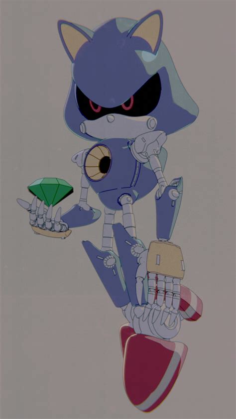 Artstation Metal Sonic 90s Vintage Render