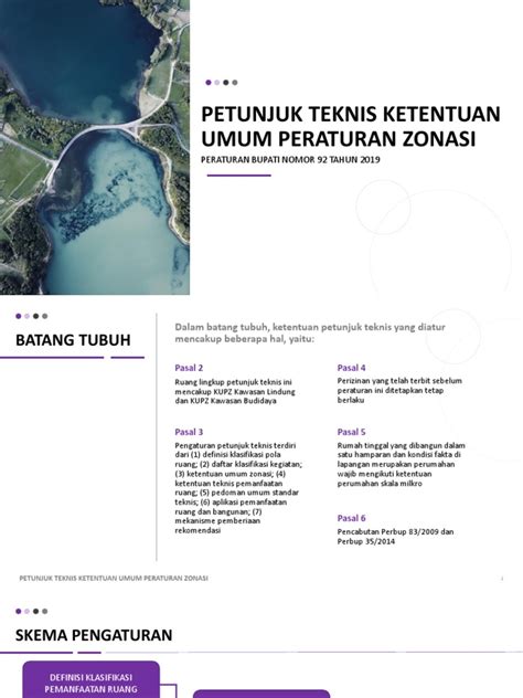 Petunjuk Teknis Ketentuan Umum Peraturan Zonasi Pdf