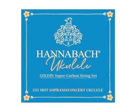 Hannabach Ukulele Soprano Concert Strings Goldin 235MHT Medium High