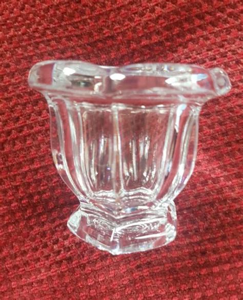 BACCARAT ANCIEN moutardier confiturier en cristal signé Baccarat