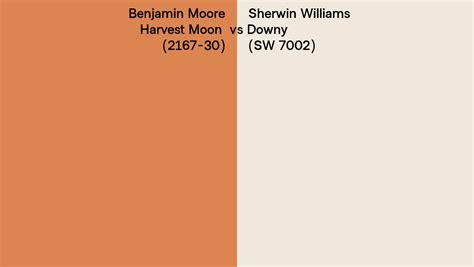 Benjamin Moore Harvest Moon Vs Sherwin Williams Downy Sw