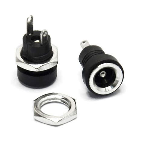 Mm X Mm Panel Chassis Mount Dc Socket Power Jack Plug Small