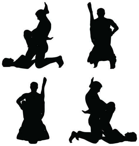 Silueta Con Posiciones De Kama Sutra Sobre Fondo Blanco — Vector De Stock © Istanbul2009 41485375