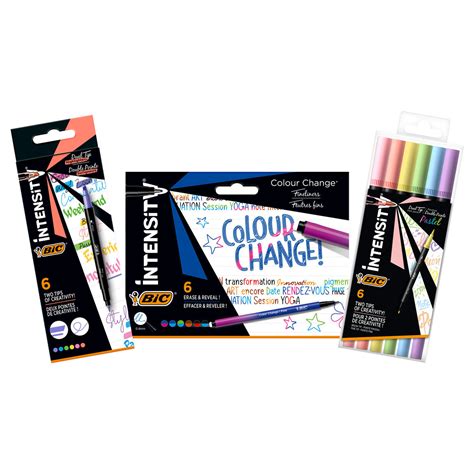 BIC Flamastry Zestaw Bic Intensity Bundle Color Change Intensity High