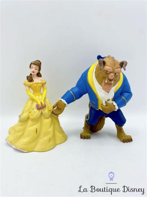 Figurines La Belle Et La B Te Disney Bullyland Couple Prince Princesse