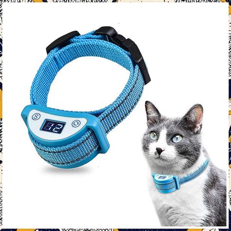 Paipaitek Cat Shock Collar,Automatic Trainer Collar for Cats Prevent Meowing Designed,Sound ...