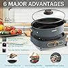 Amazon Dezin Electric Shabu Shabu Pot With Removable Pot L Non Stick Hot Pot Electric