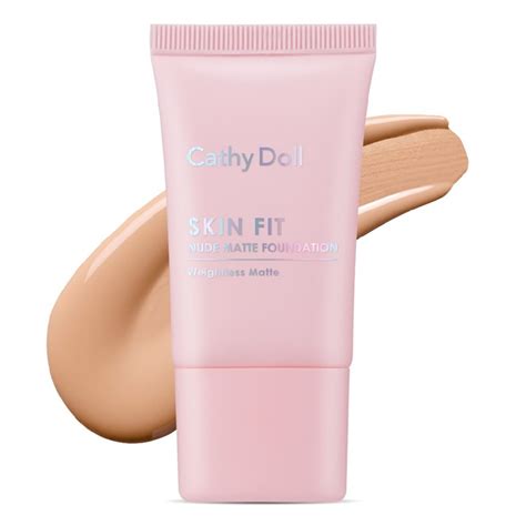 Cathy Doll Skin Fit Nude Matte Foundation Ml Shopee