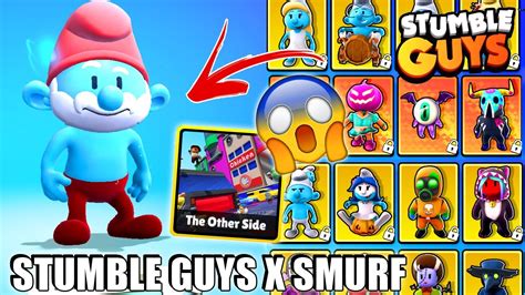 NEXT UPDATE STUMBLE GUYS X SMURF BANYAK SKIN BARU 1 MAP ELIMINATION