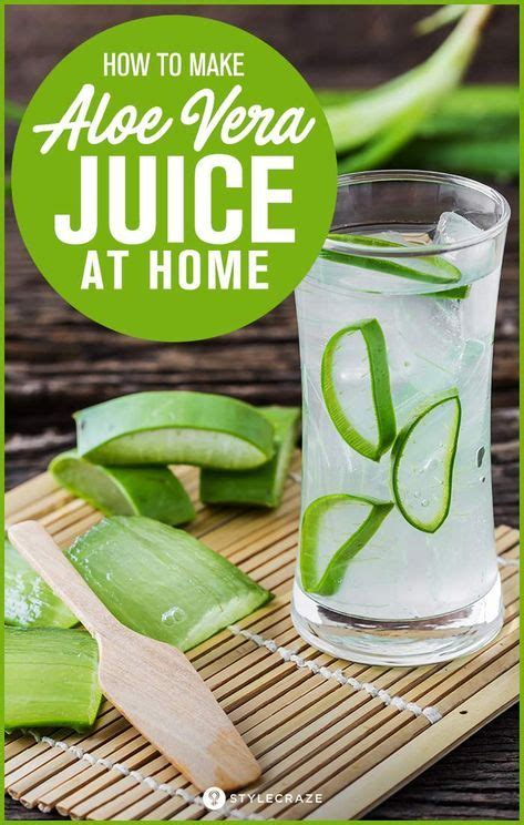 How To Make Aloe Vera Juice At Home Easy Diy Recipes Artofit