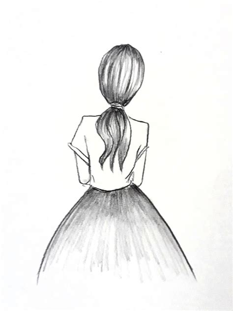 How To Draw A Girl Step By Step Easy Girl Drawing Easy Drawings