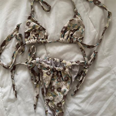 Pacsun Bikini Set Xs Top S Bottoms Worn Once Depop
