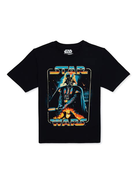 Star Wars Boys Darth Vader Graphic T Shirt Sizes 4 18