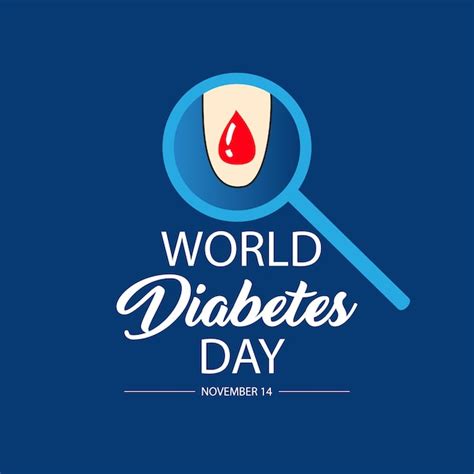 Premium Vector World Diabetes Day