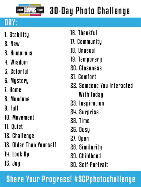 30-Day Photo Challenge to Promote Mindfulness