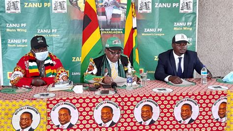 Zanu Pf On Twitter Zanu Pf Post Politburo Press Brief Zanu Pf Spokesperson Cde Ambassador S K