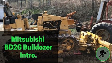 Mitsubishi BD2G Bulldozer Introduction YouTube