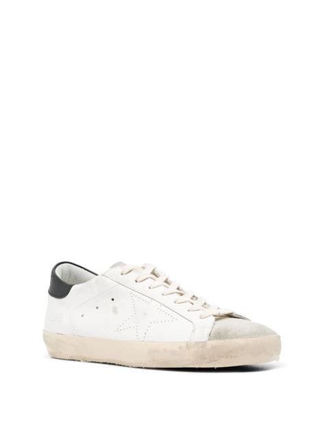 Golden Goose Sneaker Man Super Star Leather Upper And Heel Suede Toe