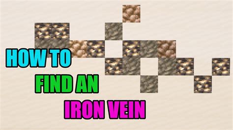 How To Find An Iron Vein Minecraft Quick Guide Youtube