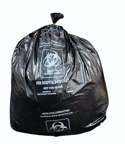 HM HDPE Non Chlorinated Biohazard Garbage Bags 30x37 Inch At Rs 220 Kg