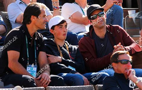 Pete Sampras His Son Next Tommy Editorial Stock Photo - Stock Image ...