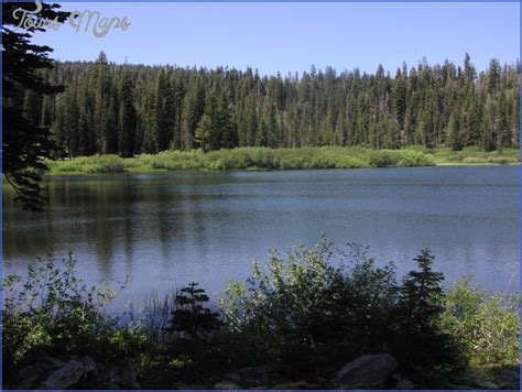 LASSEN NATIONAL FOREST MAP CALIFORNIA - ToursMaps.com