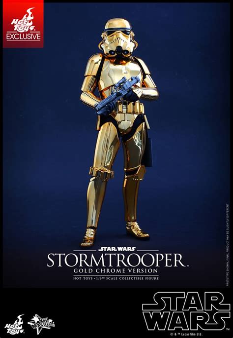 Hot Toys MMS364 Stormtrooper Gold Chrome Version 1 6比例珍藏人偶