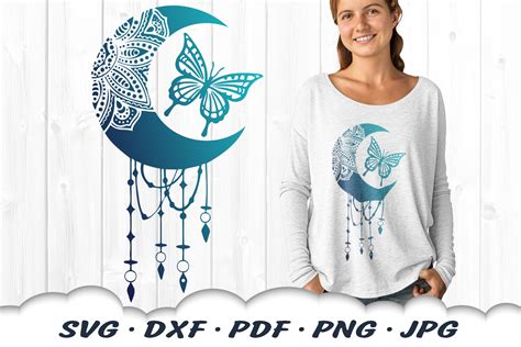 Scrapbooking Clip Art Image Files Butterfly Dreamcatcher Cut Files