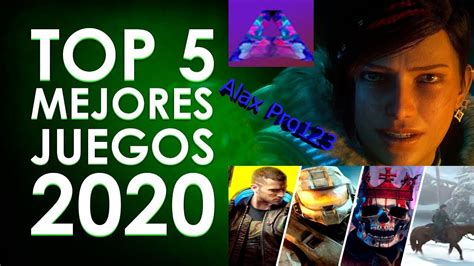 Top 5 Mejores Videojuegos De 2020 Youtube