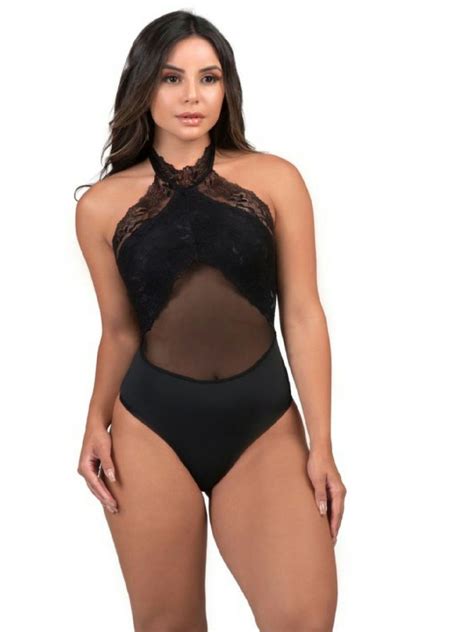 Body Feminino Em Renda E Tule Lingerie Feminina Nunca Usado