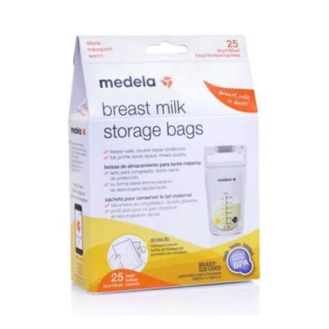 Sacs De Stockage Du Lait Maternel 25pcs Medela