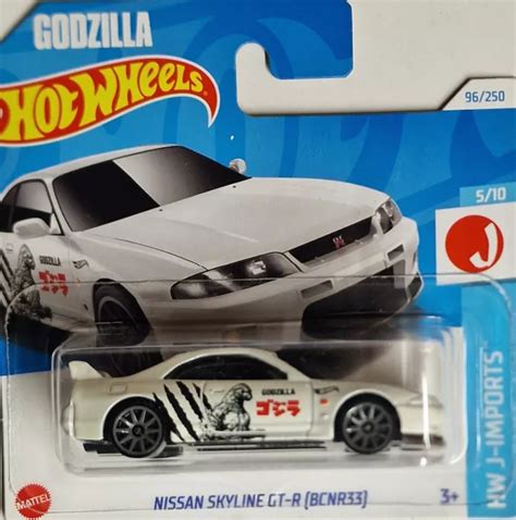 HOT WHEELS 2024 NISSAN SKYLINE GT R BCNR33 GODZILLA HW J IMPORTS EUR 14