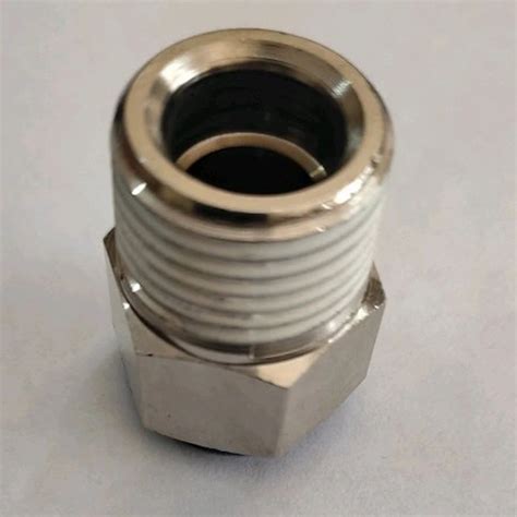 Stainless Steel Male Mm Janatics Pneumatic Pu Connector For Cnc