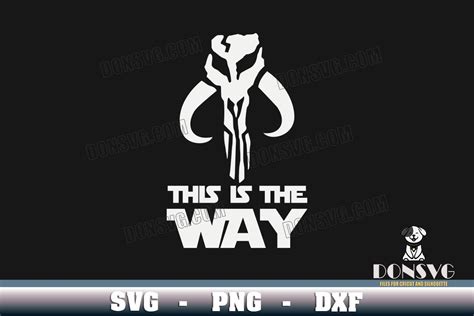 Mythosaur This is the Way svg Cutting File Mandalorian Clan Symbol SVG ...