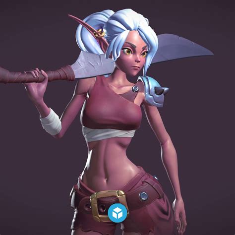 Sketchfab On Twitter New Staff Pick Girl Fighter By Marrkus Check