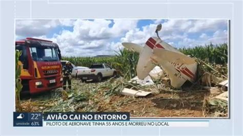 Vídeo Piloto Morre Em Queda De Avião Na Zona Rural De Formosa Df2 G1