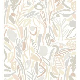 Verdure Wallpaper In Parchment By Ohpopsi Jane Clayton