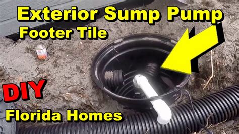 How To Install An Exterior Sump Pump