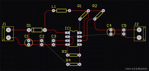 Altium Designer Ad 绘制原理图及双层pcb简易教程ad画图 Csdn博客