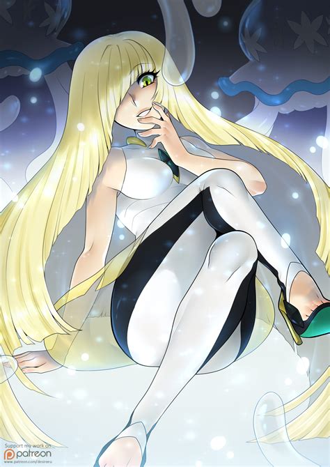 Lusamine And Nihilego Pokemon And 1 More Drawn By Desireeu Danbooru