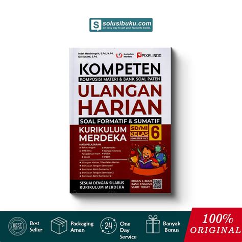 Jual Buku Kompeten Ulangan Harian Kurikulum Merdeka Kelas 6 SD MI