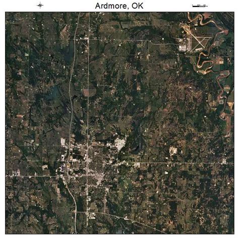 Aerial Photography Map of Ardmore, OK Oklahoma