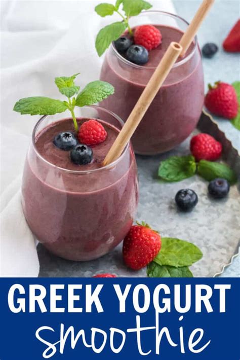 Greek Yogurt Smoothie Belle Of The Kitchen