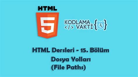 HTML Dersleri 15 Dosya Yolları File Paths Kodlama Vakti