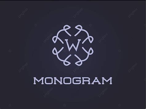 Premium Monogram Design Template Featuring An Elegant Compact Letter