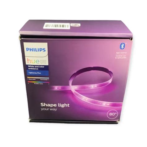 PHILIPS HUE WHITE And Color Ambiance Lightstrip Plus 2m Base Kit With