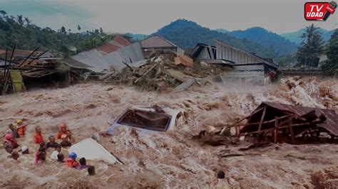 Baru Saja Banjir Bandang Mengerikan Sapu Solok Sumbar Hari Ini Warga