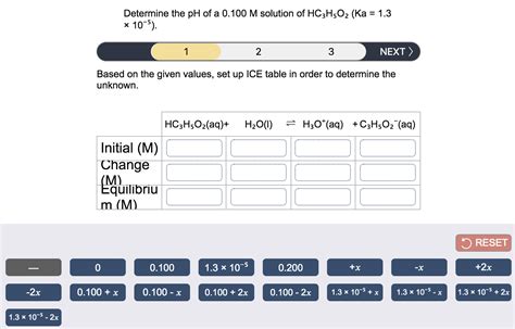 Solved Determine The PH Of A 0 100 M Solution Of HC3H5O2 Ka Chegg