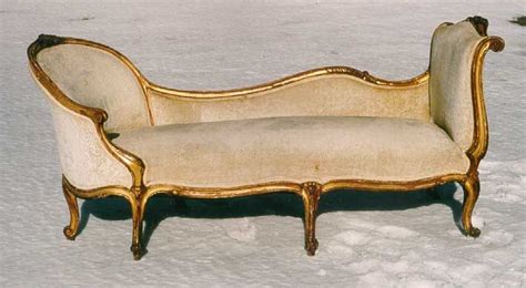 Elegant Vintage Recamier Sofa from France